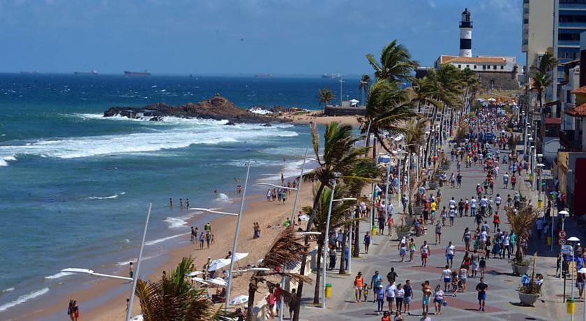 Apartamento Farol Barra Flat Сальвадор Экстерьер фото
